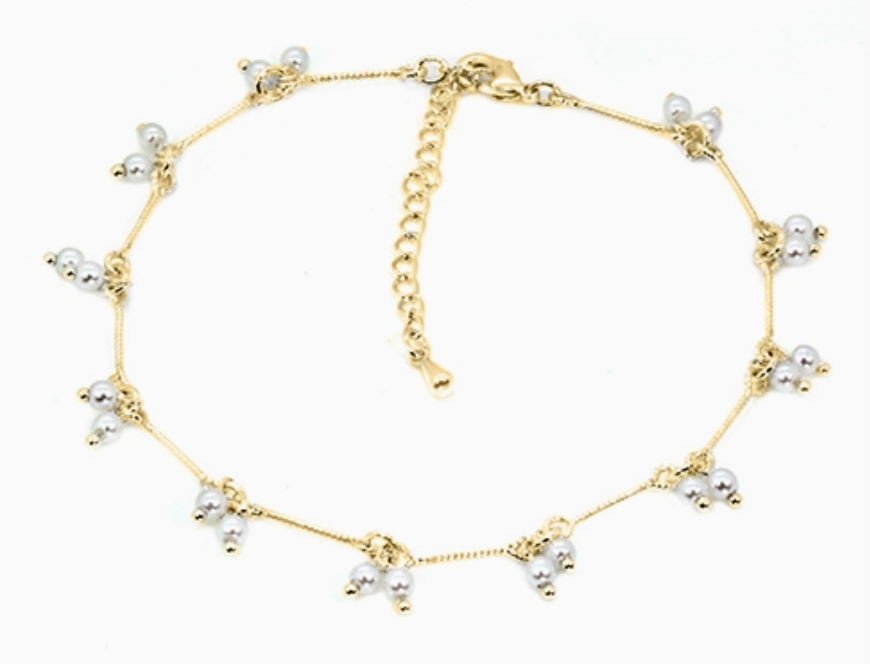Ankle Bracelets - 14K Gold-Plated
