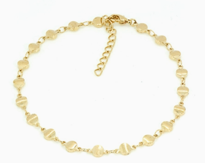 Ankle Bracelets - 14K Gold-Plated
