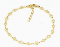 Ankle Bracelets - 14K Gold-Plated