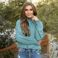 Cora High Neck Blouse