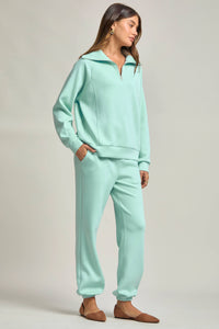 Quarter Zip Pullover + Jogger Modal Travel Set