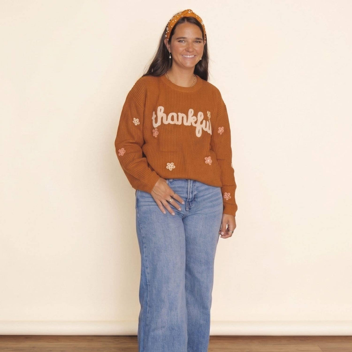 Thankful Thanksgiving Women's Sweater - Mommy and Me