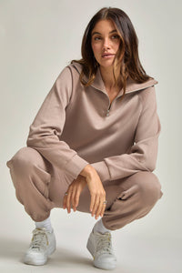 Quarter Zip Pullover + Jogger Modal Travel Set