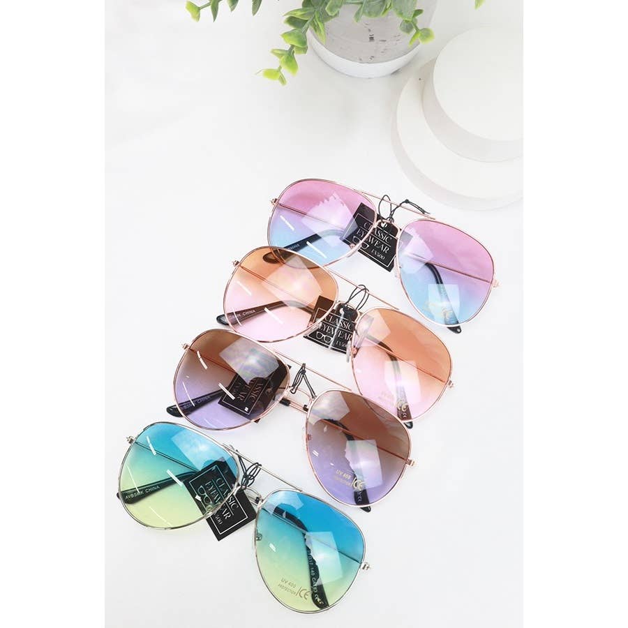 Fashion Aviator Sunglasses