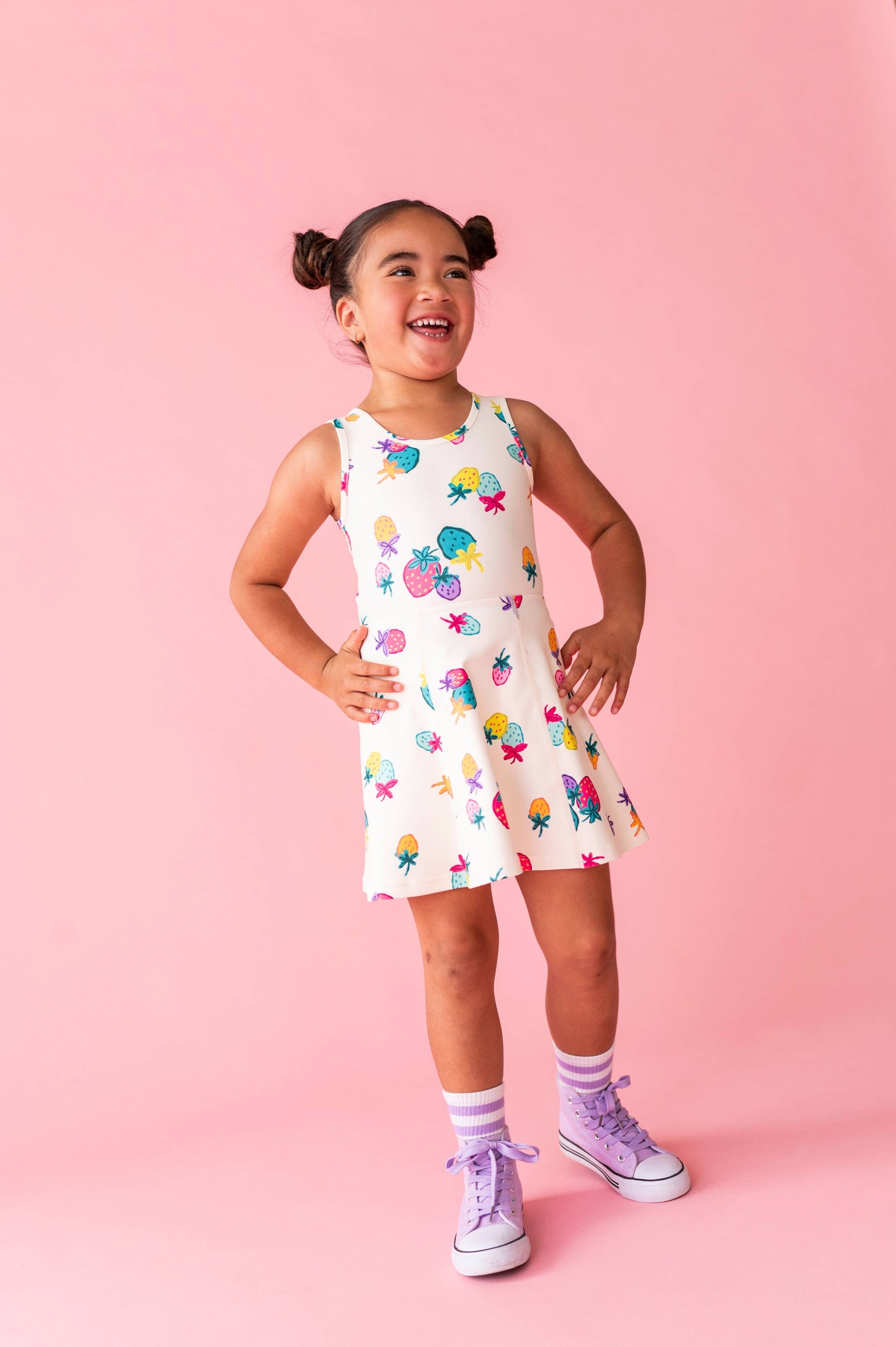 Sugar Berry | Twisty Back Active Dress (with shorts!) - COMING SOON!