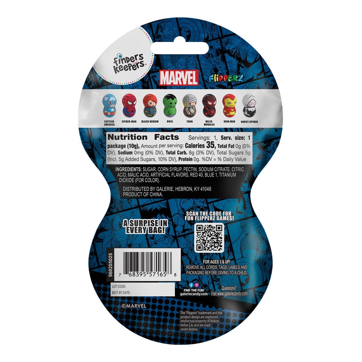 Finders Keepers Flipperz Marvel Series 1 Collectible Toy Blind Bag