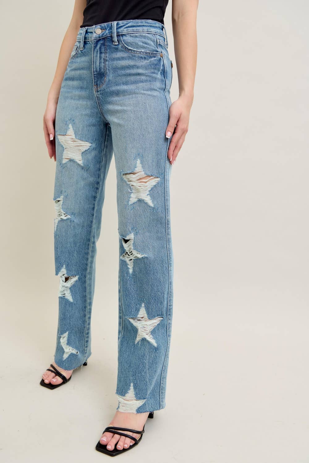 HW Rigid Magic Star Shaped Destroy 90's Straight