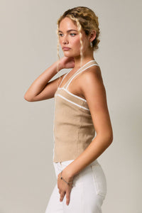 SWEATER RIBBED TANK