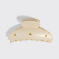 KitschPop™️Curved Claw Clip 7pc Set Vintage- Pearlized Cream