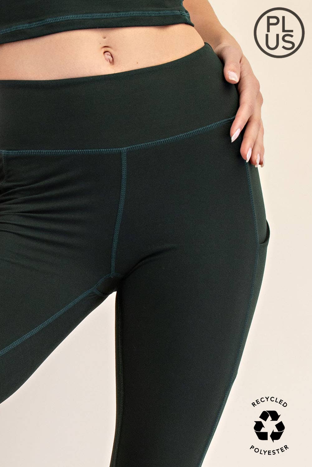 Butter Soft High Waist Full-Length Leggings with Pockets – Plus