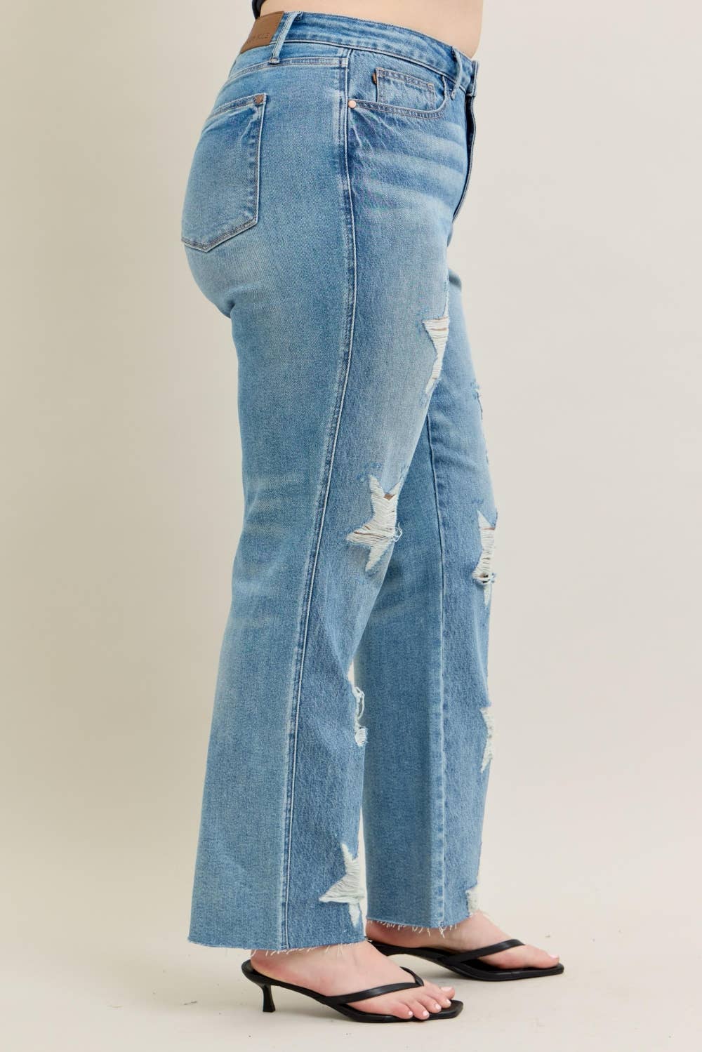 HW Rigid Magic Star Shaped Destroy 90's Straight - PLUS