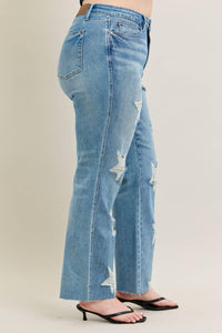 HW Rigid Magic Star Shaped Destroy 90's Straight - PLUS