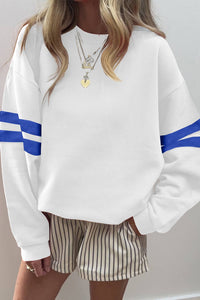 GAME DAY Varsity Striped Sweatshirt