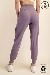 BUTTER JOGGER WITH SIDE POCKETS - PLUS SIZE