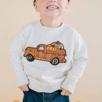 Fall Truck Patch Sweatshirt