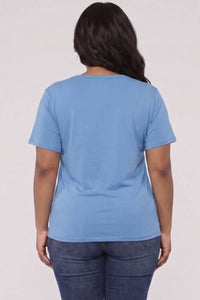 Basic Short Sleeve T-shirt - Plus Size
