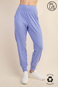 BUTTER JOGGER WITH SIDE POCKETS - PLUS SIZE