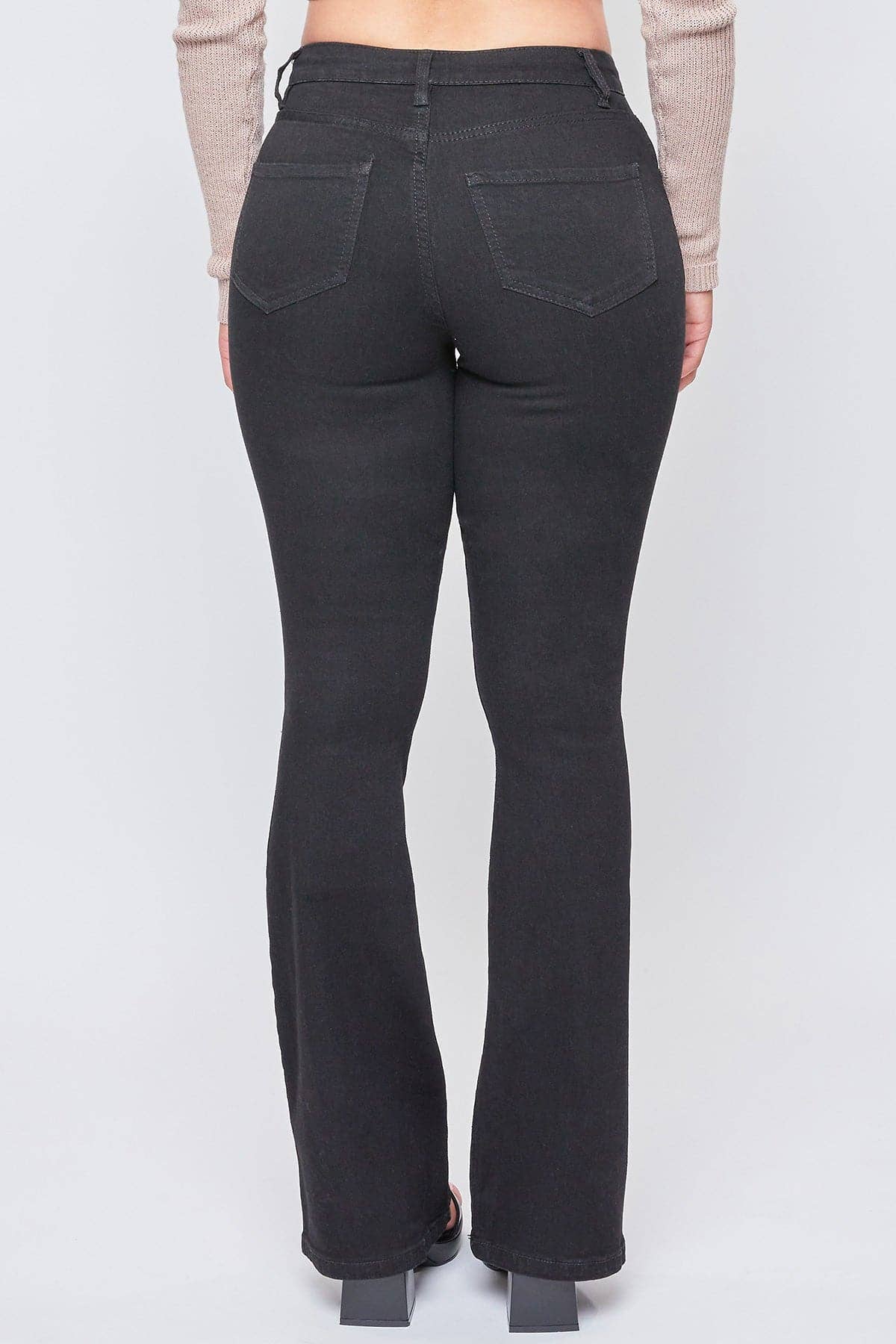 Essential High Rise Flare Jeans – Long Inseam, Tall Fit, Retro 70s Style