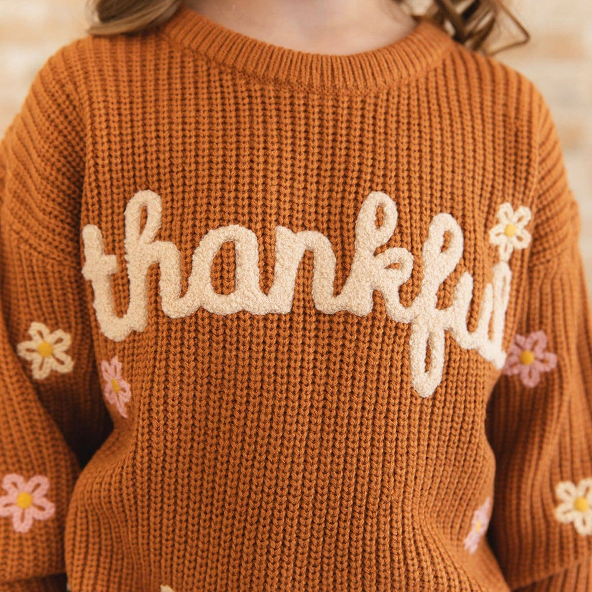 Thankful Thanksgiving Knit Sweater