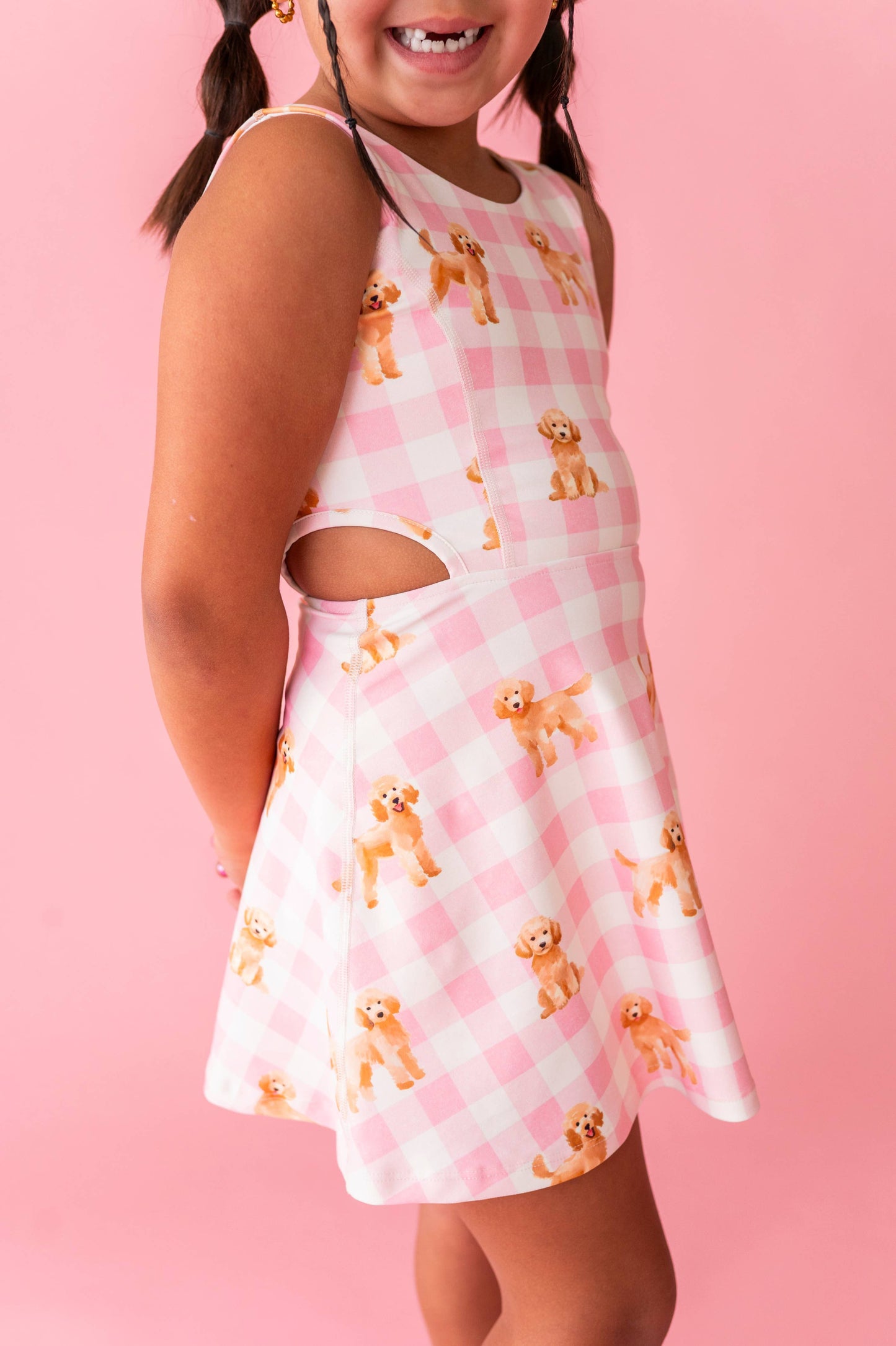 Puppy Picnic | Open Sides Active Dress (with shorts!) - COMING SOON!