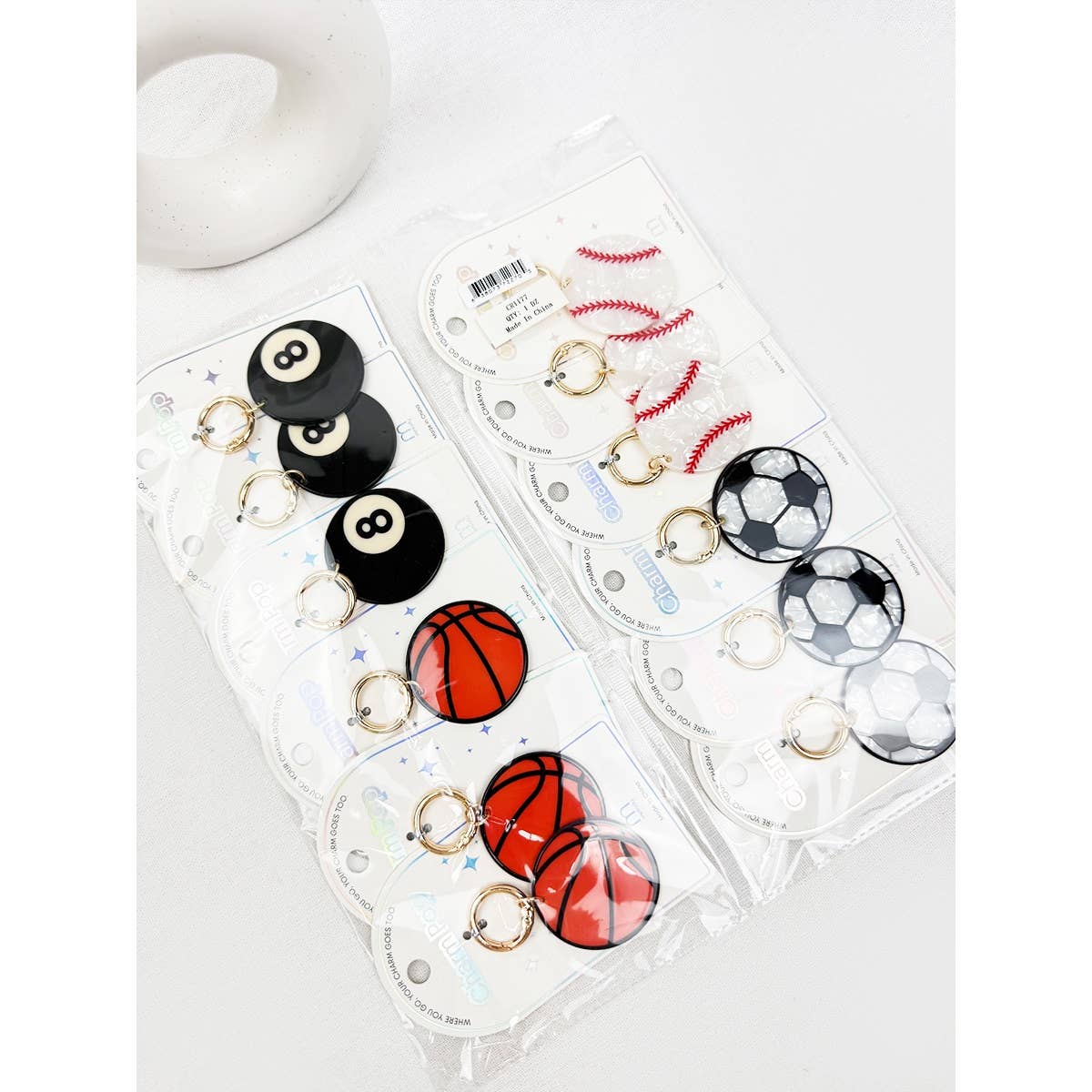 All Day Sports Key Charm