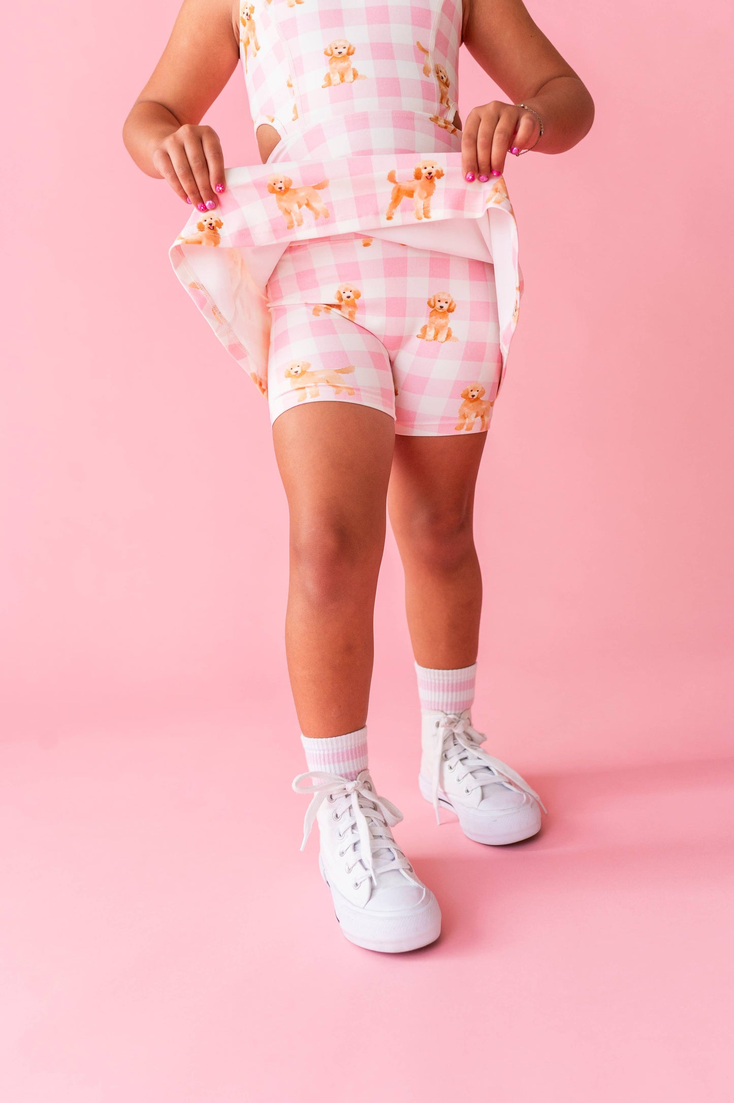 Puppy Picnic | Open Sides Active Dress (with shorts!) - COMING SOON!