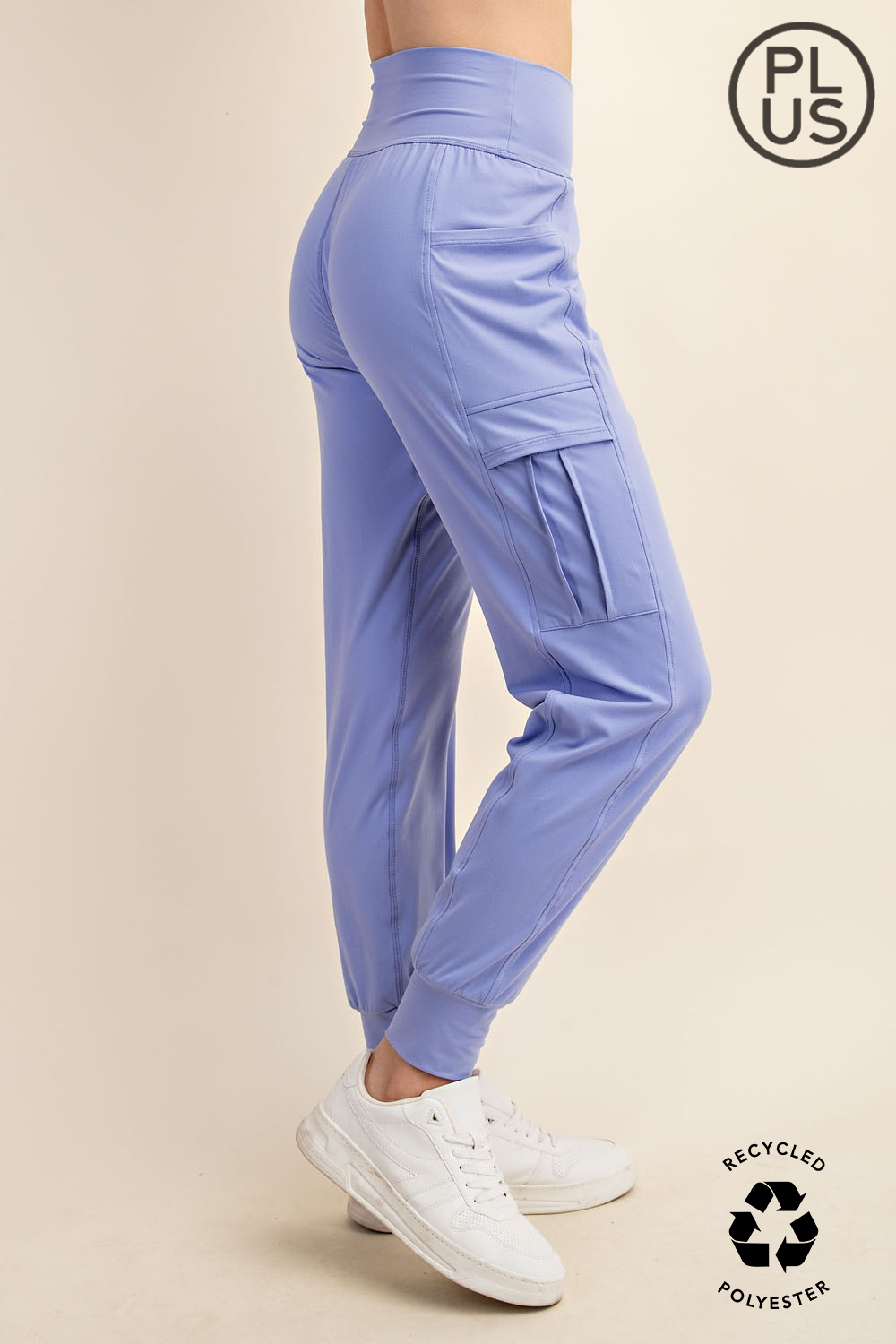 BUTTER JOGGER WITH SIDE POCKETS - PLUS SIZE