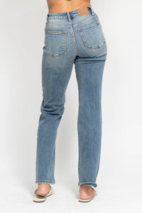 High Waisted Dad Straight Jean - Judy Blue