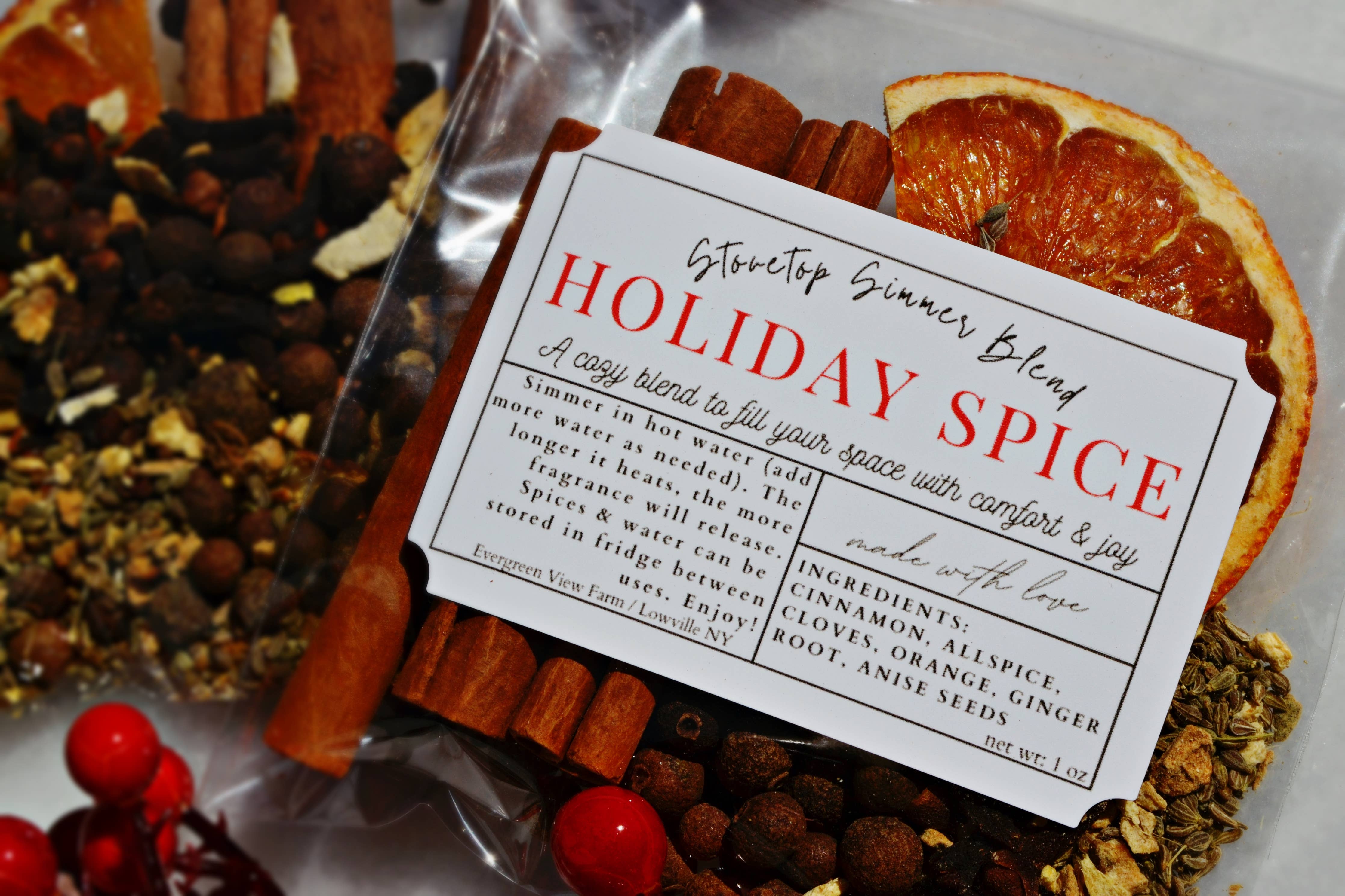 Simmer Stovetop Potpourri Holiday Spice Fall Christmas Blend