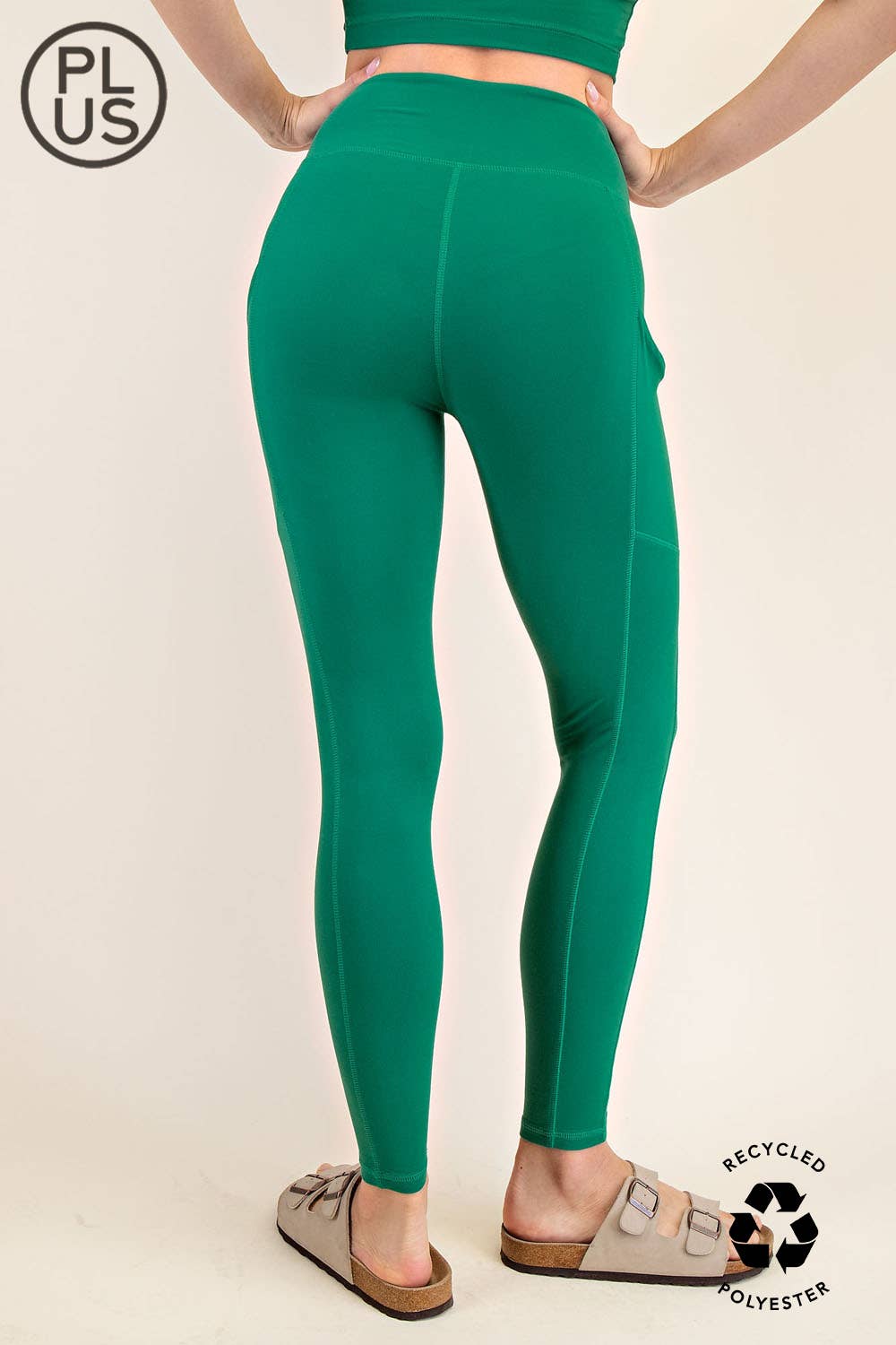 Butter Soft High Waist Full-Length Leggings with Pockets – Plus