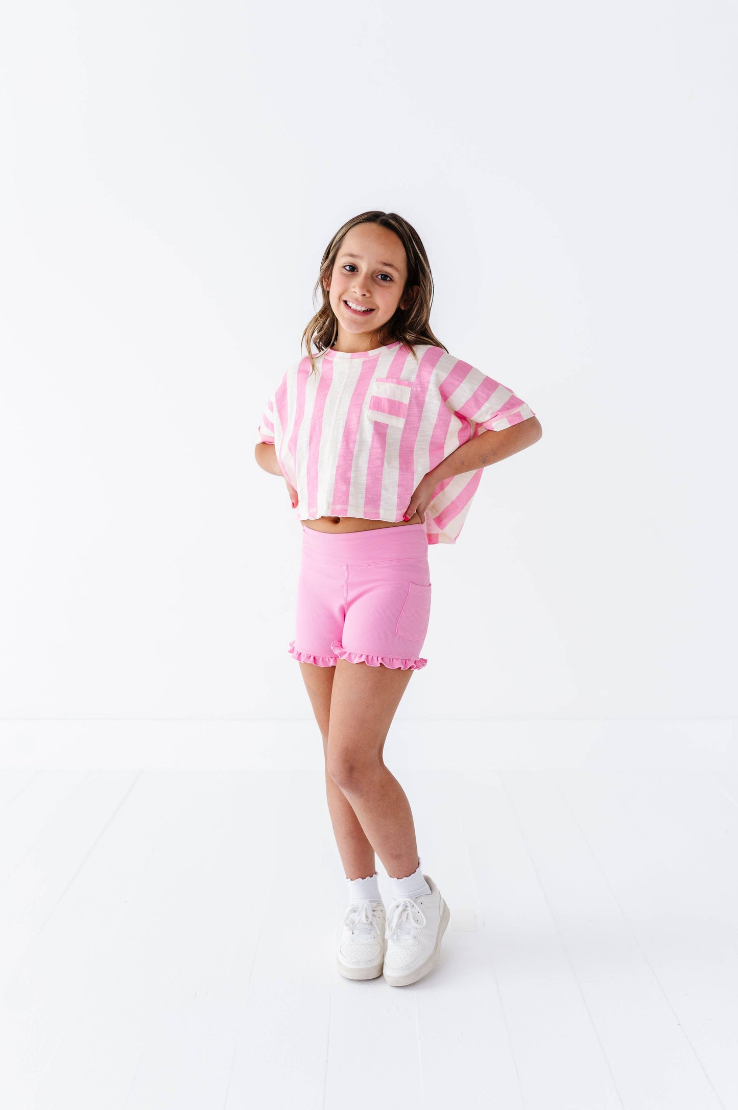 Cotton Candy Stripe | Boxy Crop - COMING SOON!