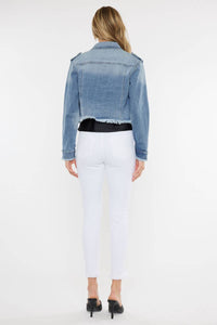Crop Utility Shirt Jacket