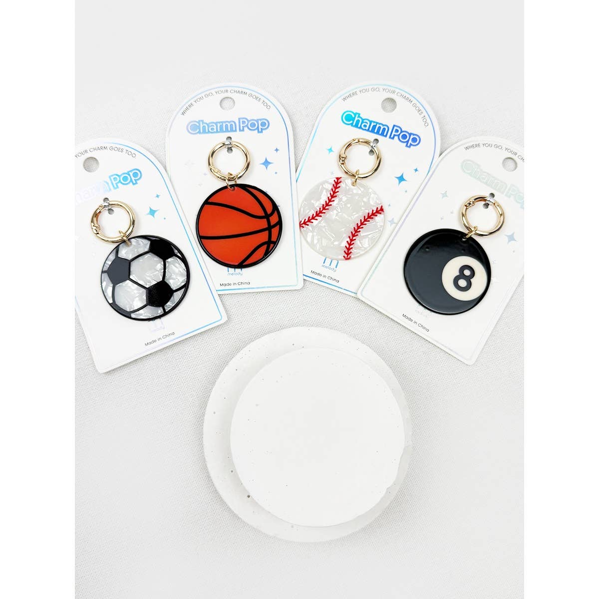 All Day Sports Key Charm