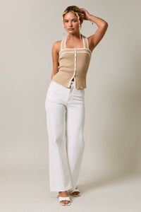 SWEATER RIBBED TANK