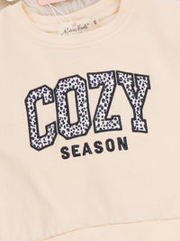 "Cozy Season" Leopard Bell Bottom Outfit