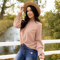 Cora High Neck Blouse