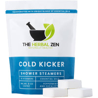 Cold Kicker Shower Steamers – Eucalyptus Mint Aromatherapy
