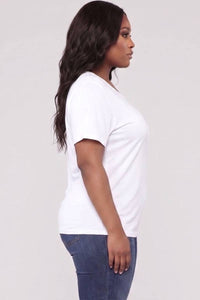 Basic Short Sleeve T-shirt - Plus Size