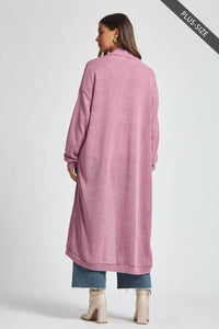 PLUS SIZE Lightweight Long Cardigan – Soft, Relaxed Everyday Layer