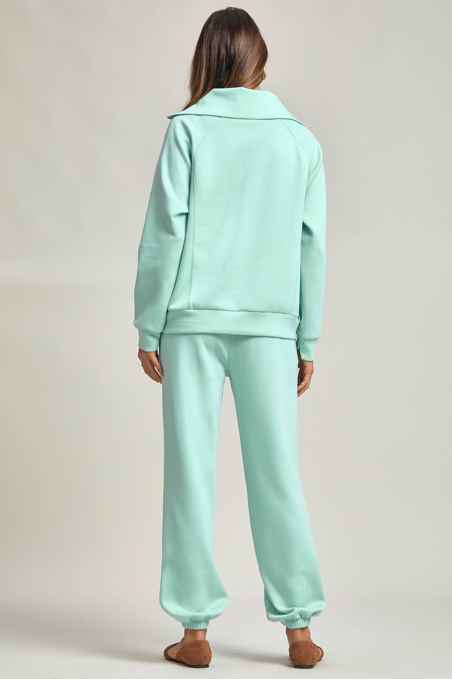 Quarter Zip Pullover + Jogger Modal Travel Set