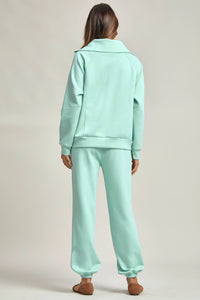Quarter Zip Pullover + Jogger Modal Travel Set