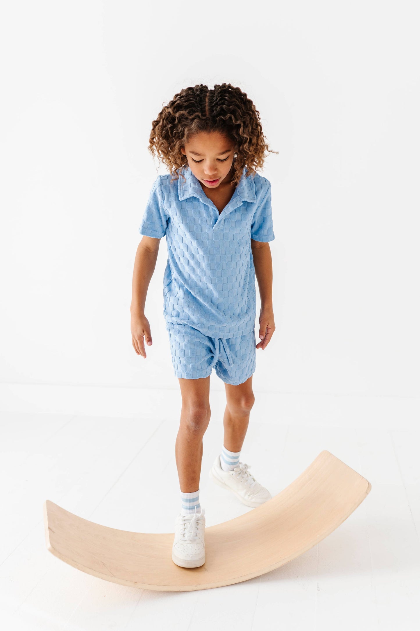 Coastal Blue | BOYS TERRY CHECK SET - COMING SOON!
