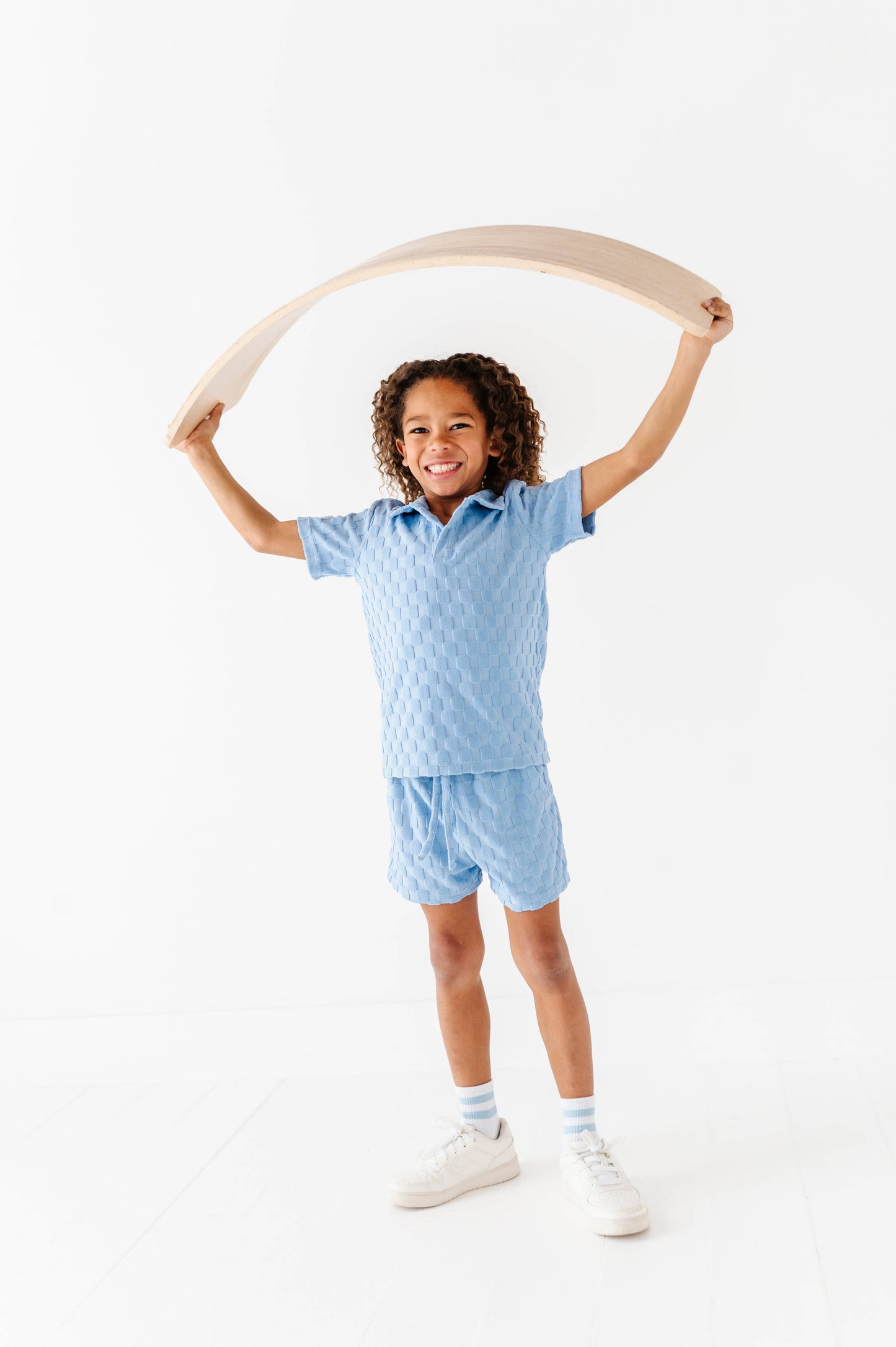 Coastal Blue | BOYS TERRY CHECK SET - COMING SOON!