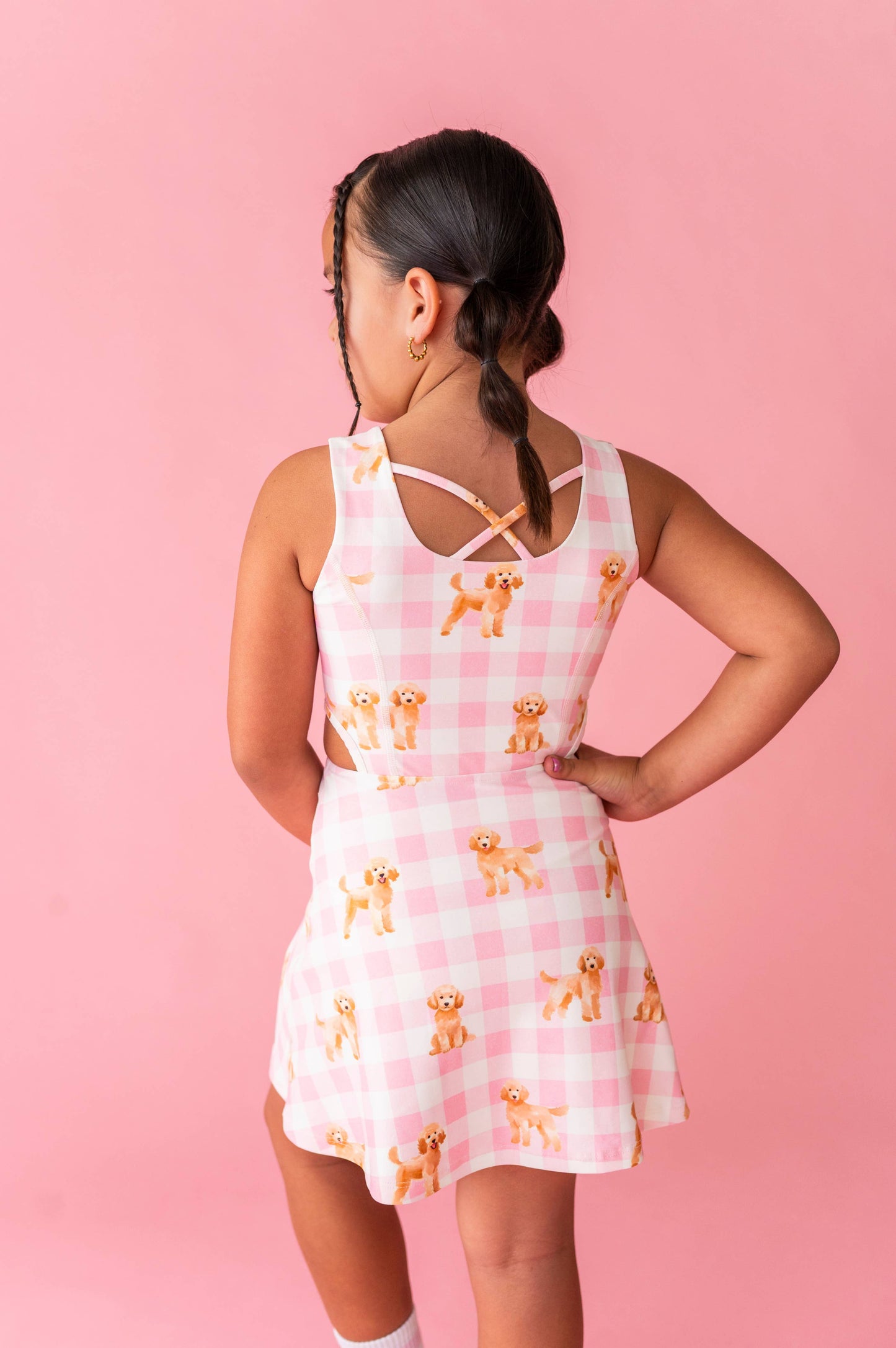 Puppy Picnic | Open Sides Active Dress (with shorts!) - COMING SOON!