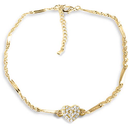 Ankle Bracelets - 14K Gold-Plated