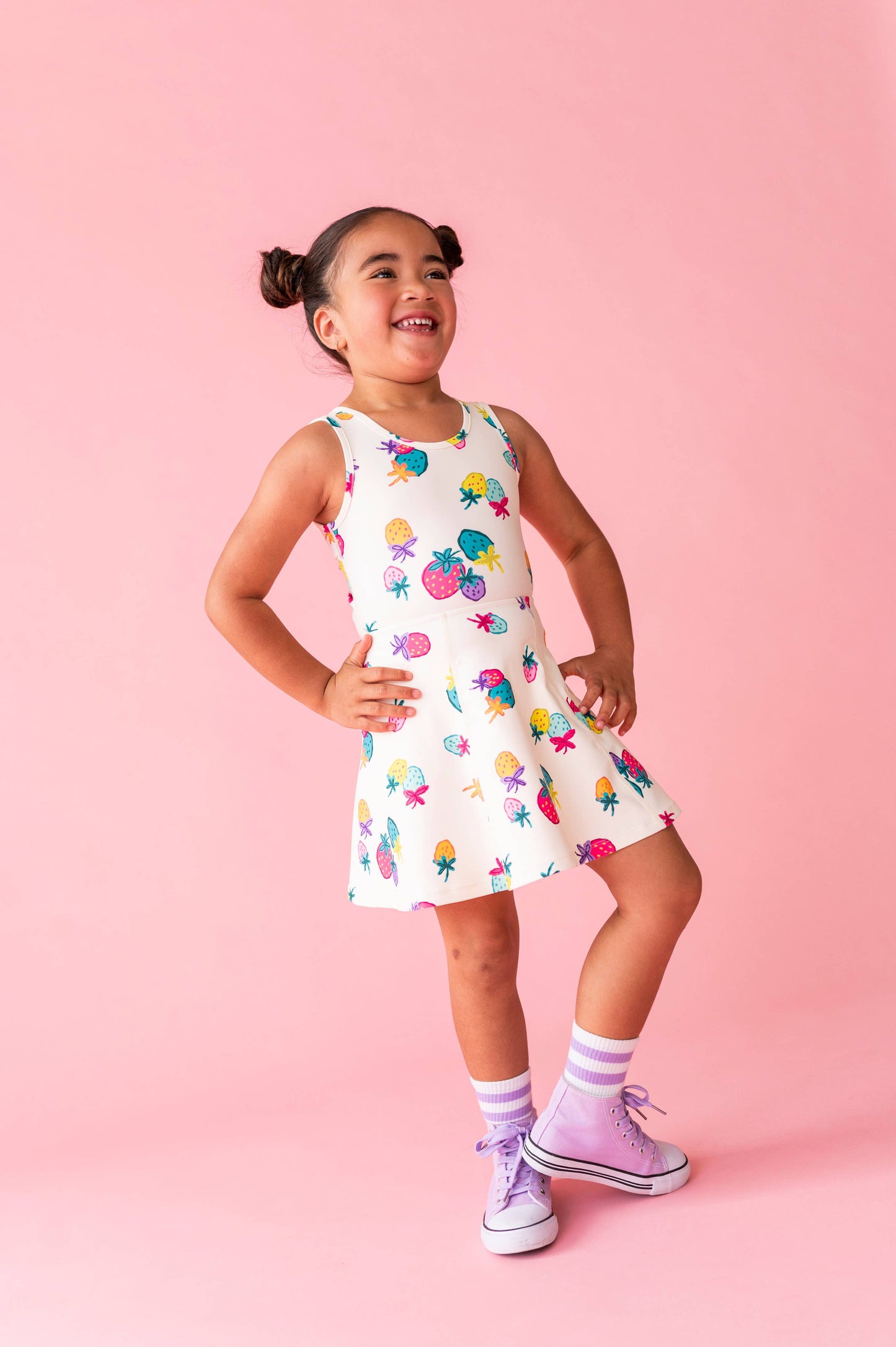 Sugar Berry | Twisty Back Active Dress (with shorts!) - COMING SOON!