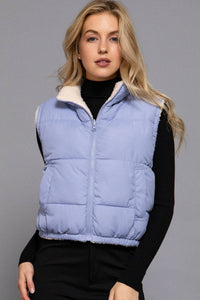 Reversible Fur Padding Vest