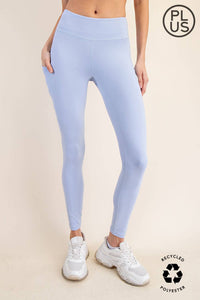 Butter Soft High Waist Full-Length Leggings with Pockets – Plus