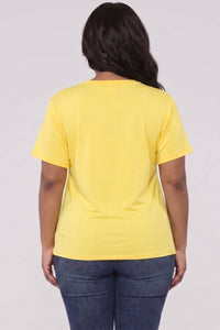 Basic Short Sleeve T-shirt - Plus Size