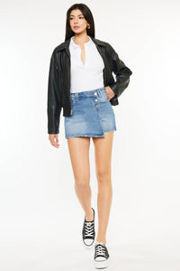 CROSS OVER WAISTBAND SKORT